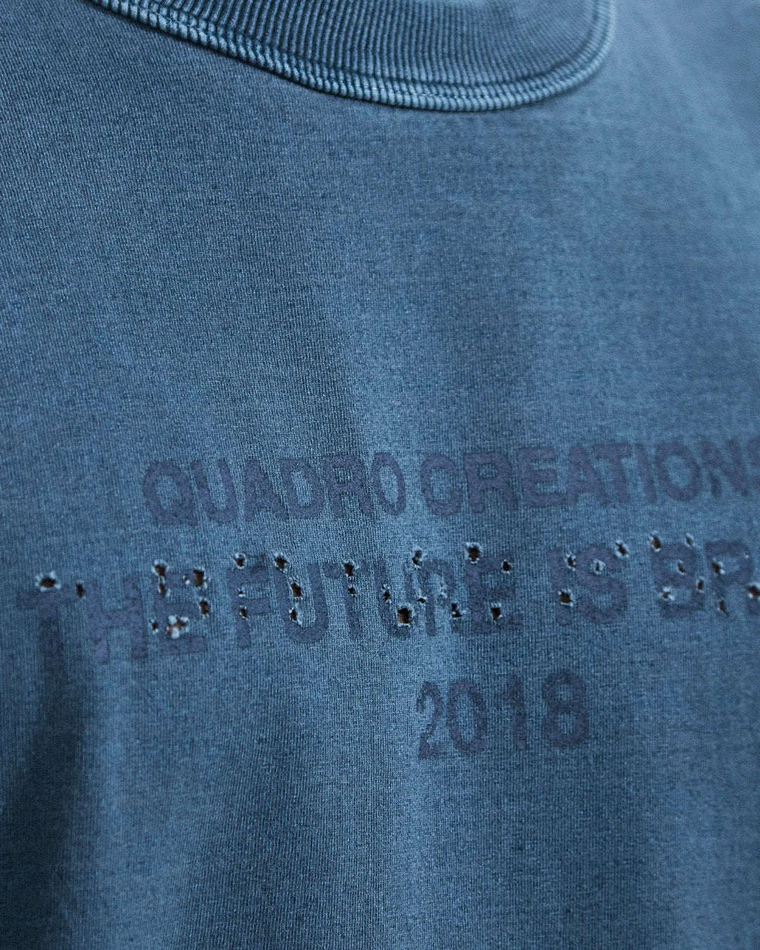 Blue Washed 'Future' Tee