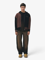Brown Knitwear Hoodie