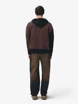 Brown Knitwear Hoodie