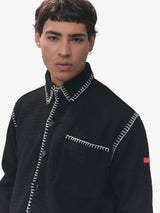 Black Tweed 'Paris' Shirt