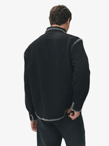 Black Tweed 'Paris' Shirt