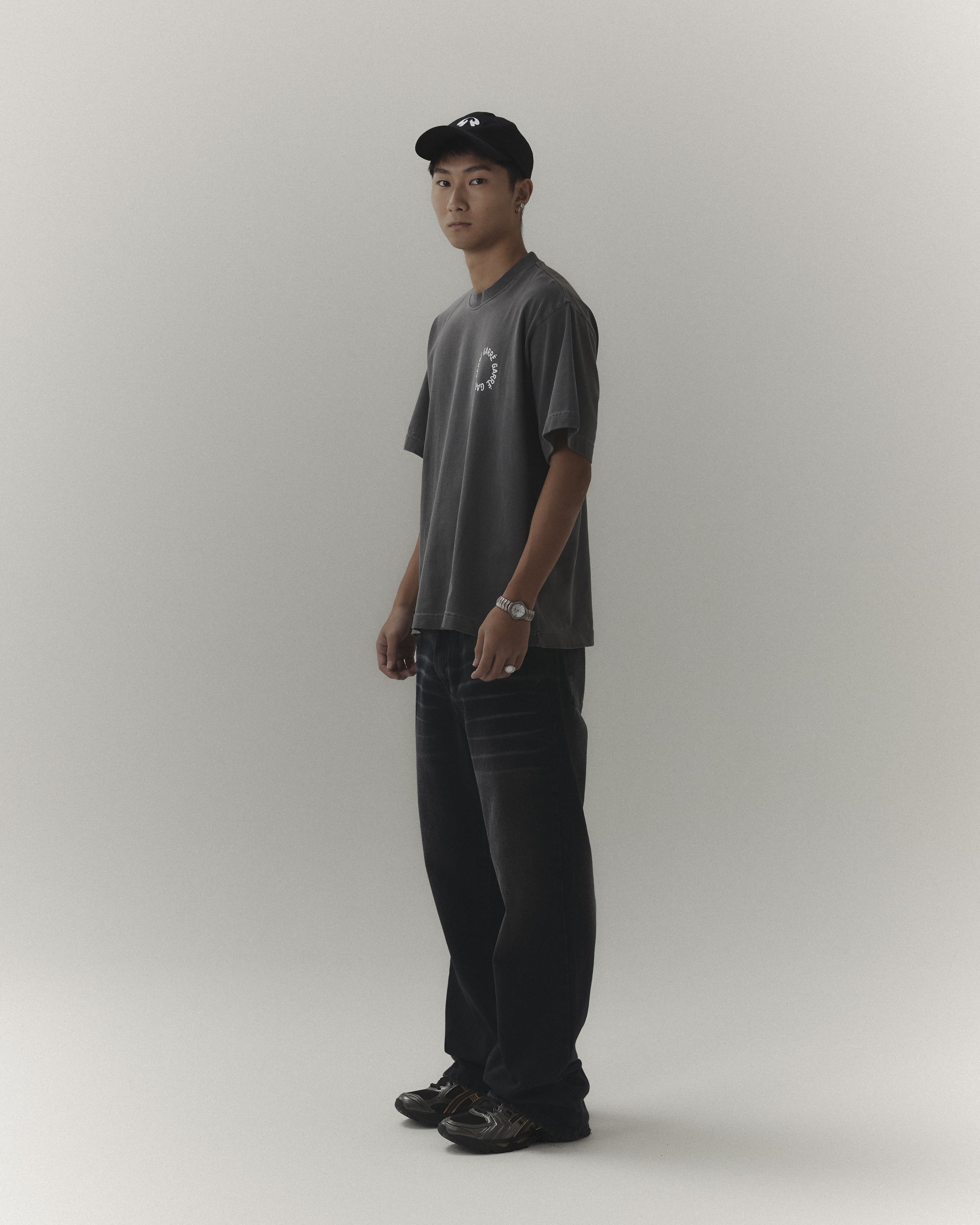 Black Washed 'Creative Minds' Tee