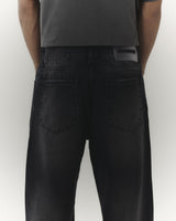 Black Denim Jet Pants