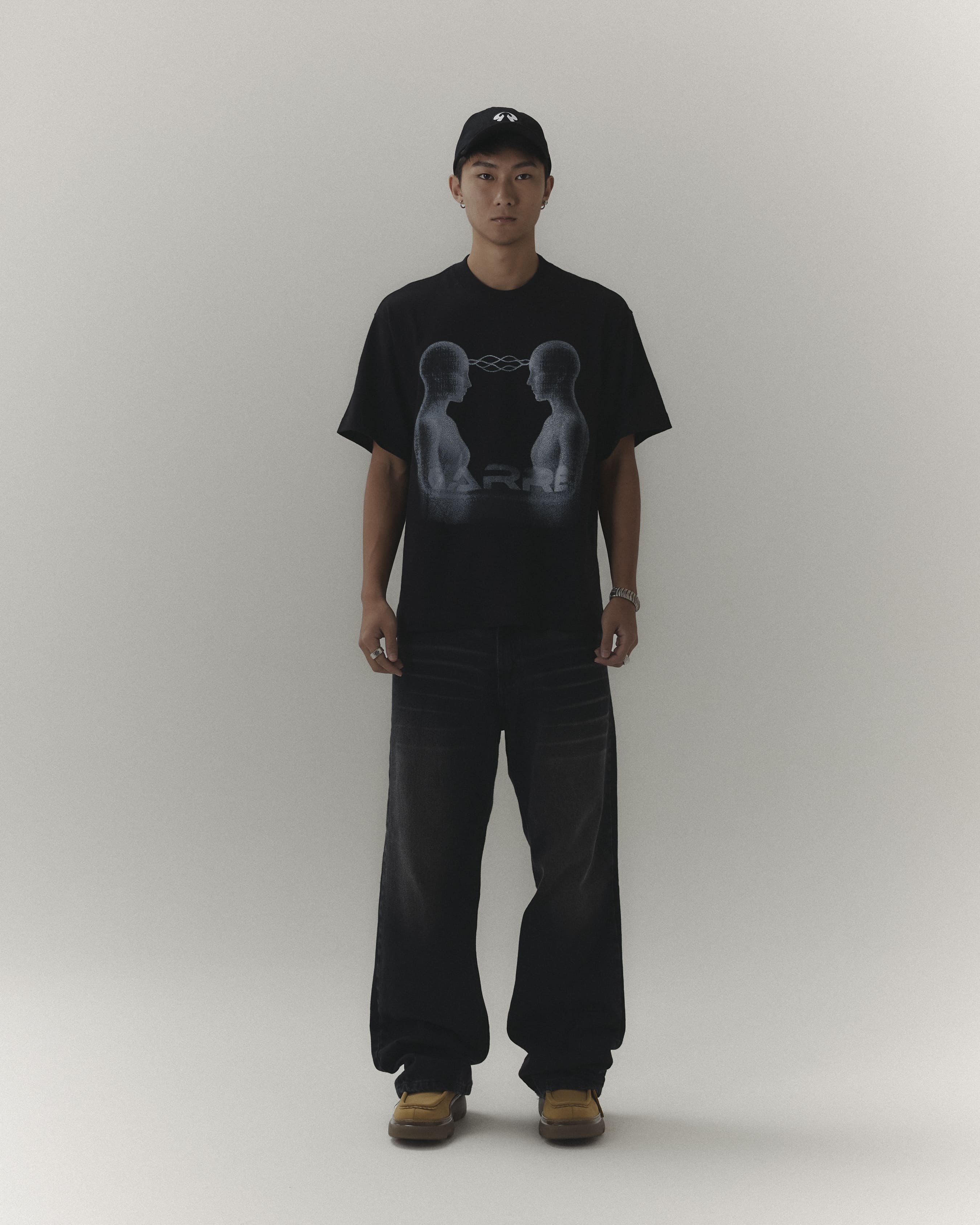 Black 'Human Connection' Tee