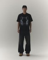 Black Denim Jet Pants
