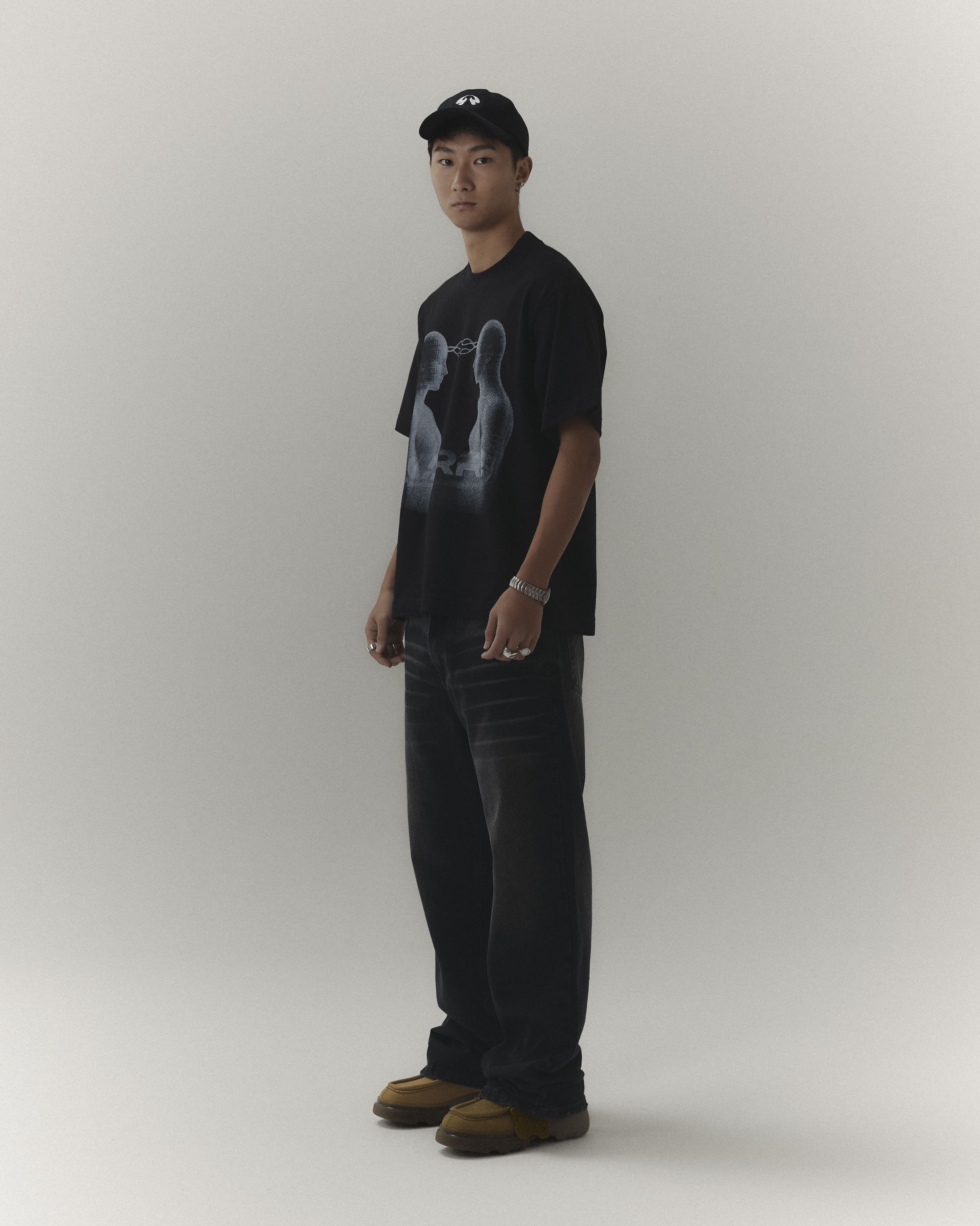 Black 'Human Connection' Tee