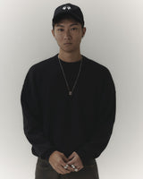 Black Logo Knitwear