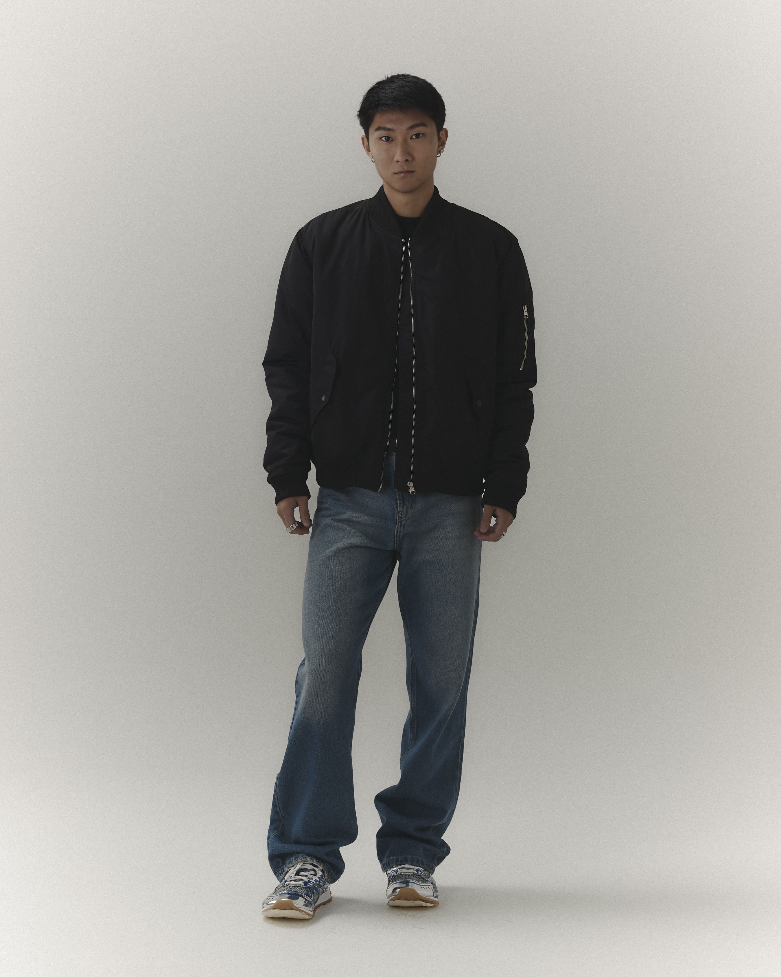 Black Bomber Jacket