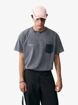 Stoned Black 'Quadro Stamp' Standard Tee