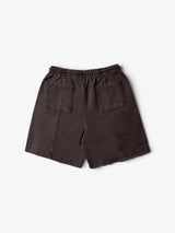 APHASE - Shorts 'Relaxed' Marrom Lavado