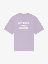 Purple 'Le T-Shirt Slogan' Tee