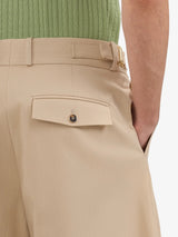Beige 'Short Long Coton' Shorts