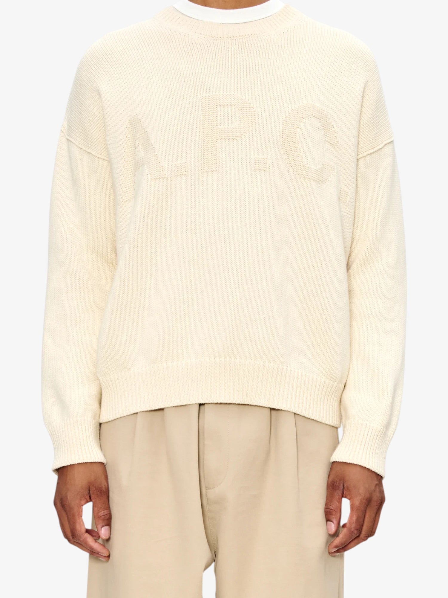 Ecru 'Leo' Sweater