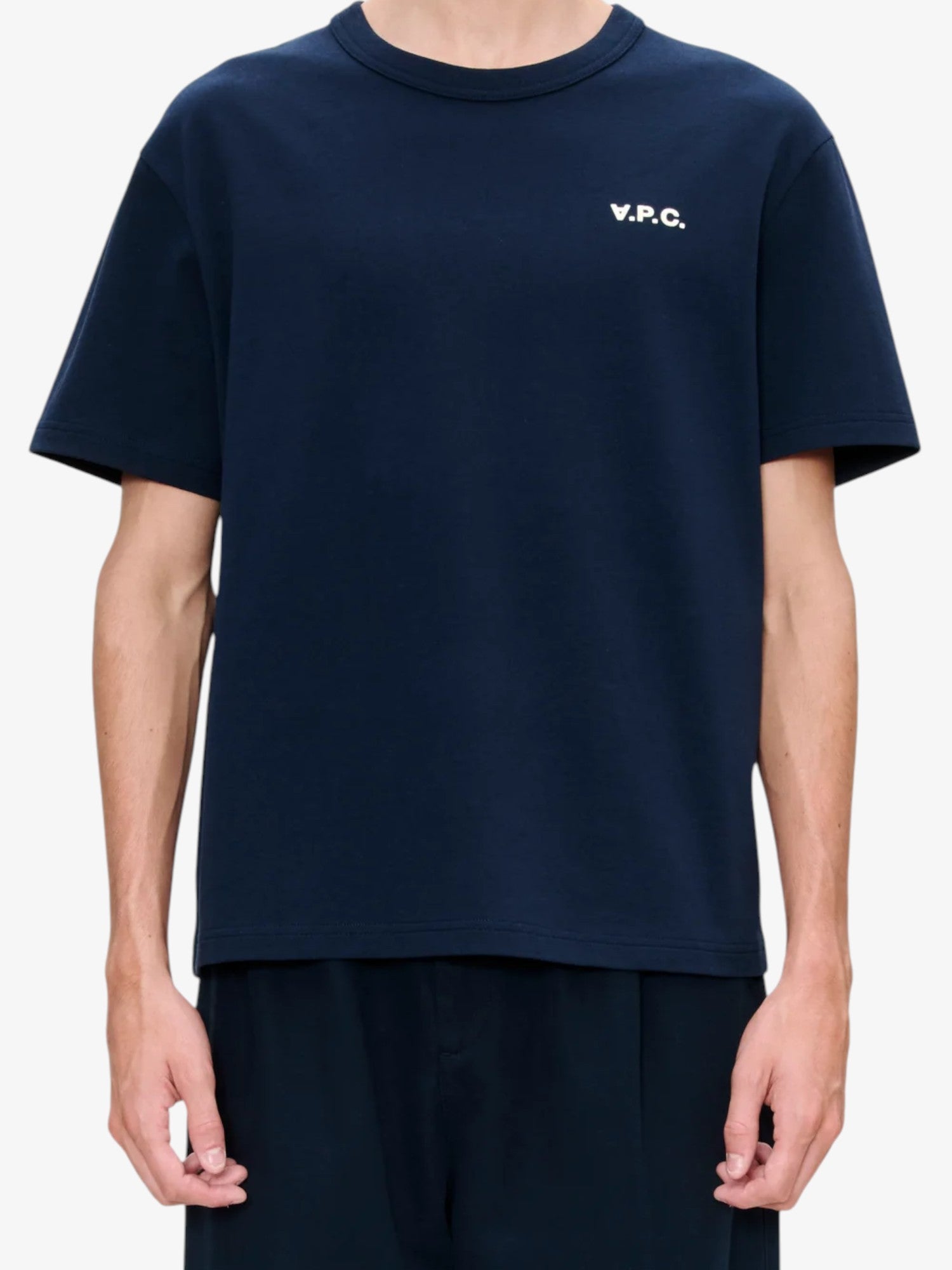 Dark Navy 'Petit V.P.C.' Boxy Tee