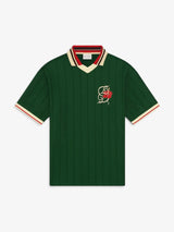 Green 'Polo D Hibiscus' Polo Shirt