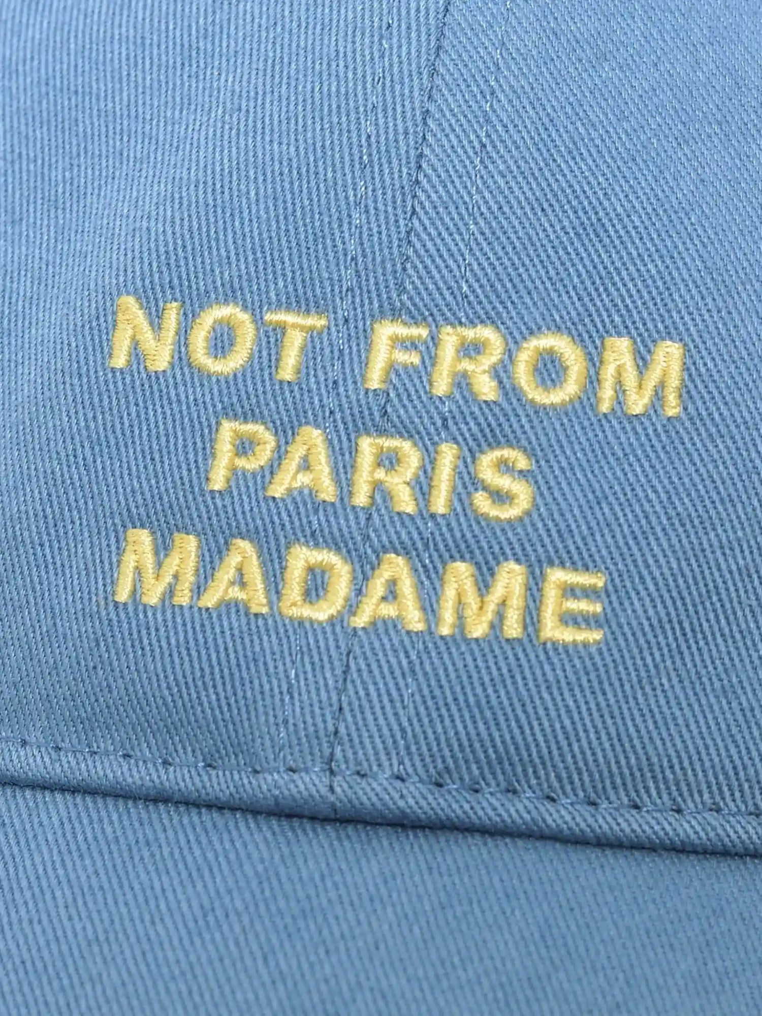Blue 'Casquette Slogan' Cap