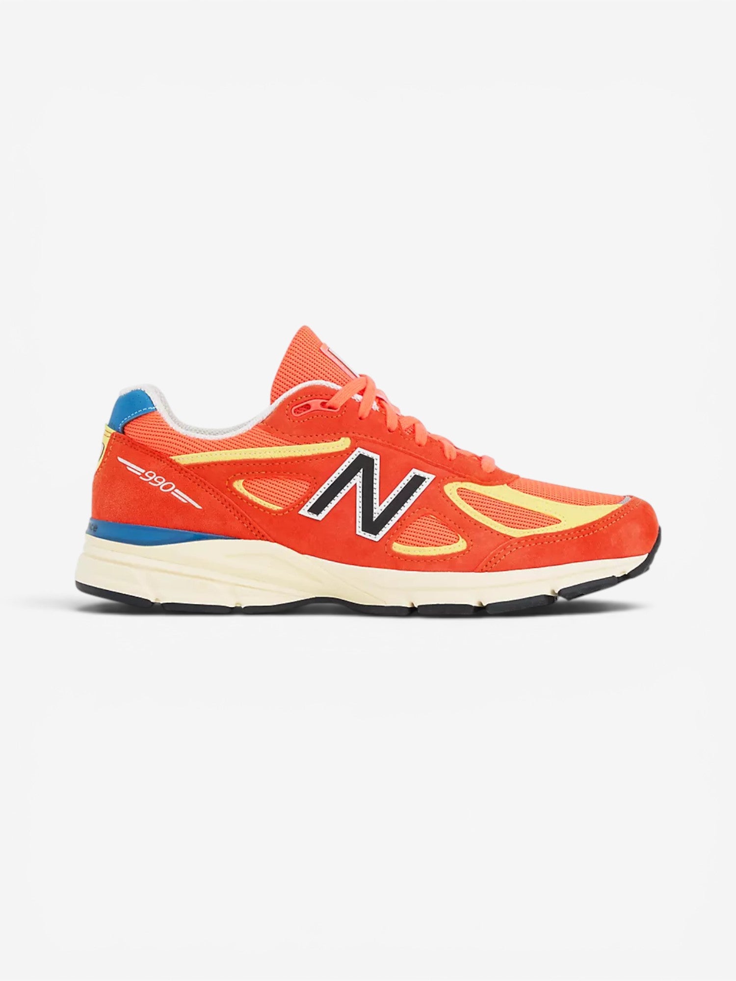 Made in USA 990v4 - Urgent Red/Maize/Sea Stone