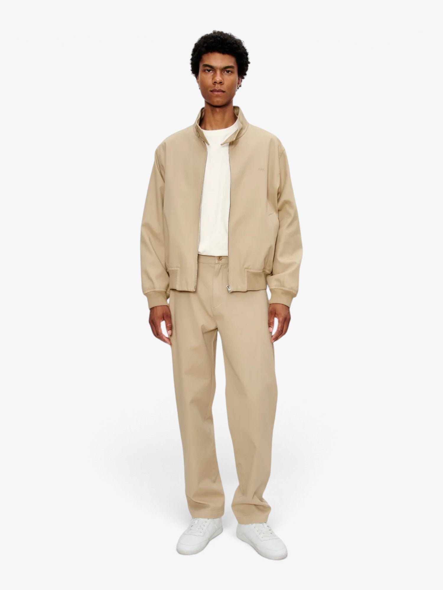 Beige 'Zipped' Jacket