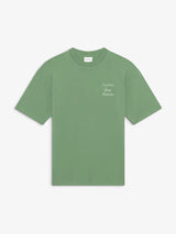 Green 'T-Shirt Slogan Calligraphy' Tee