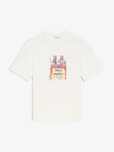 White 'T-Shirt Drôle Café' Tee