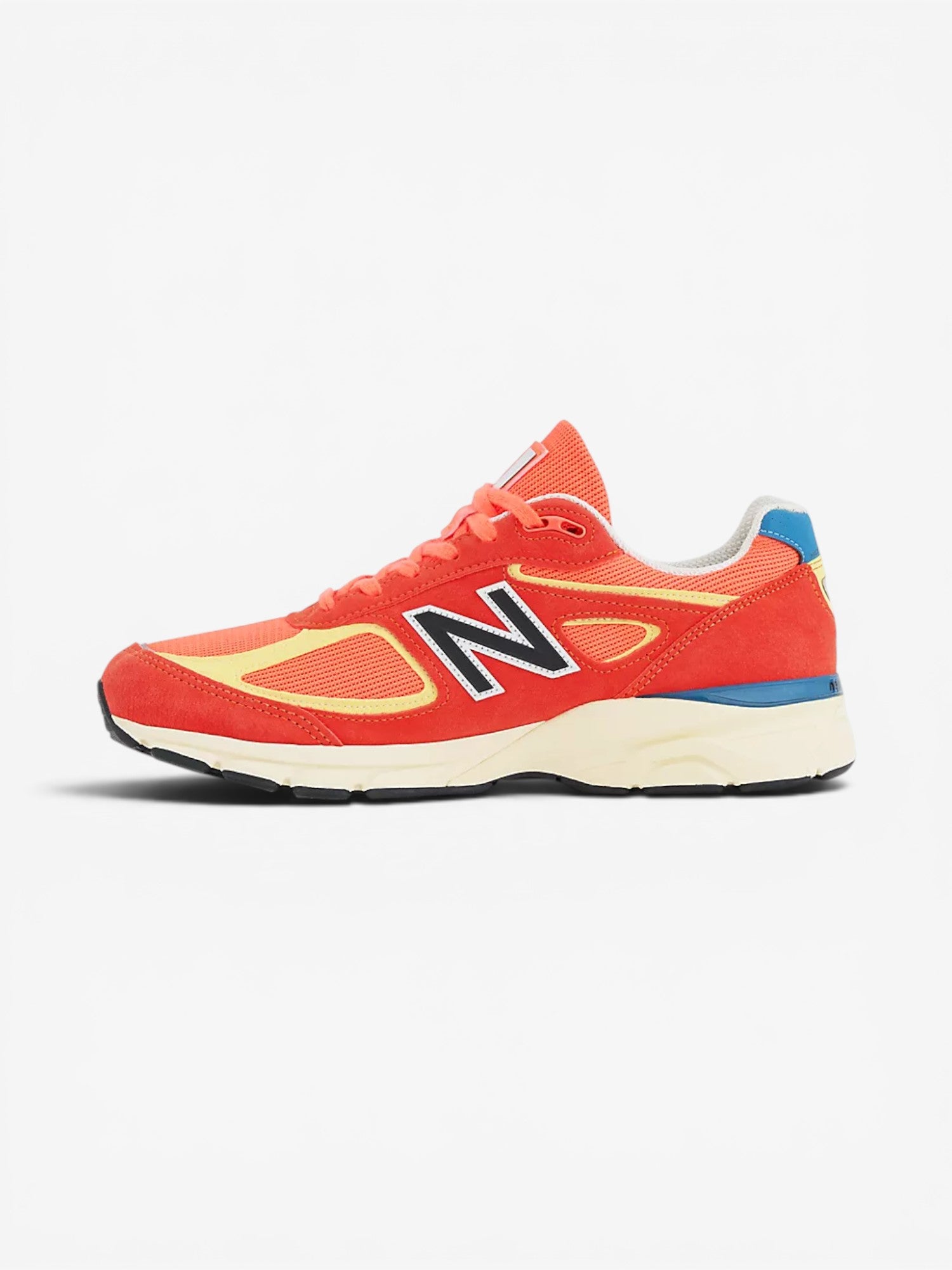 Made in USA 990v4 - Urgent Red/Maize/Sea Stone