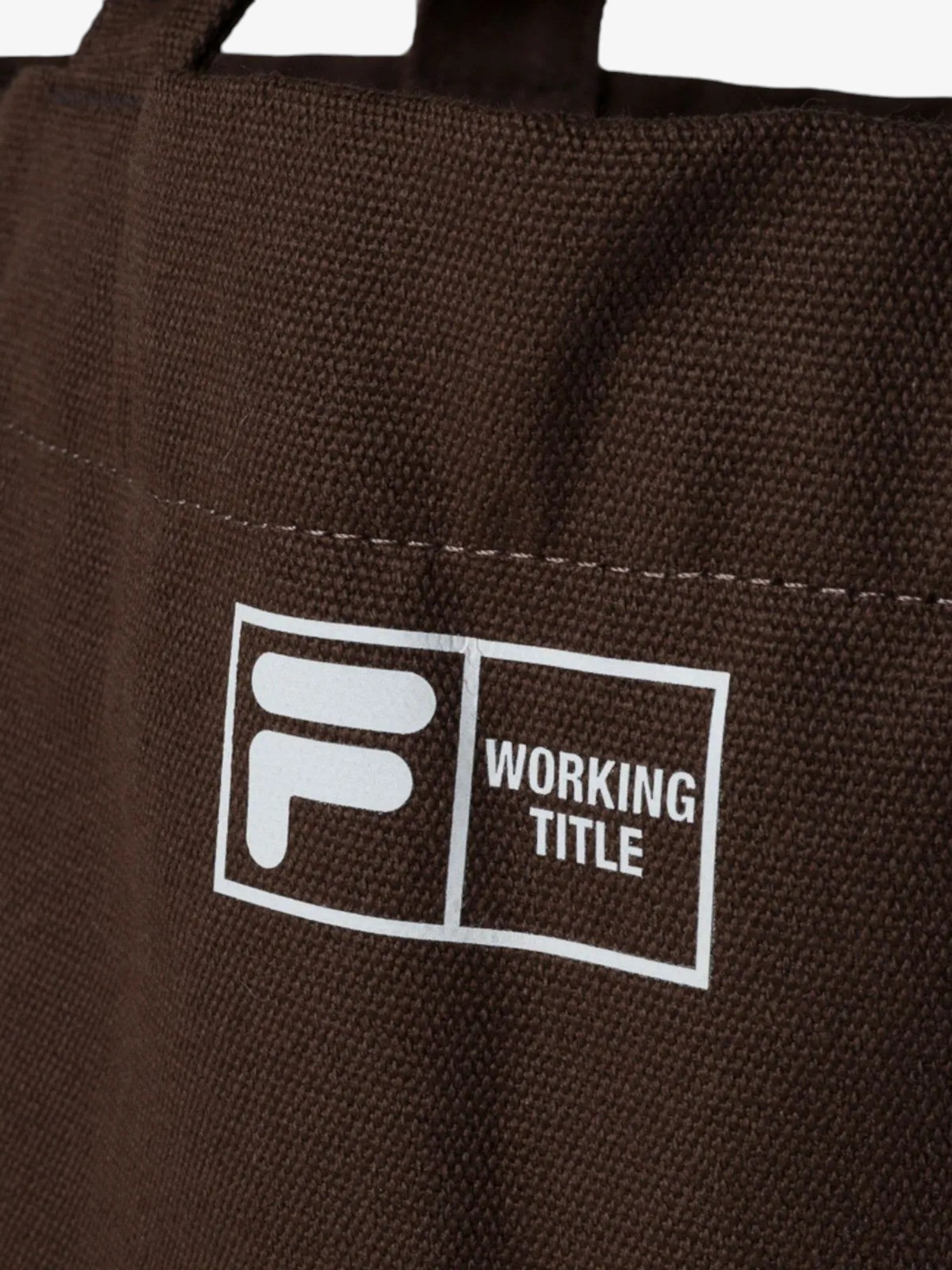 Brown 'Ciao Bello' Bag X FILA