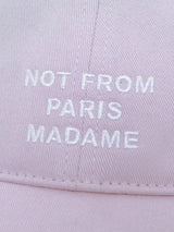Purple 'Casquette Slogan' Cap