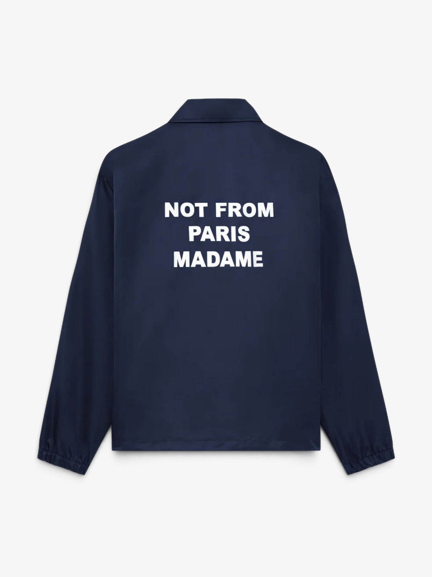 Navy 'La Veste Slogan' Coach Jacket
