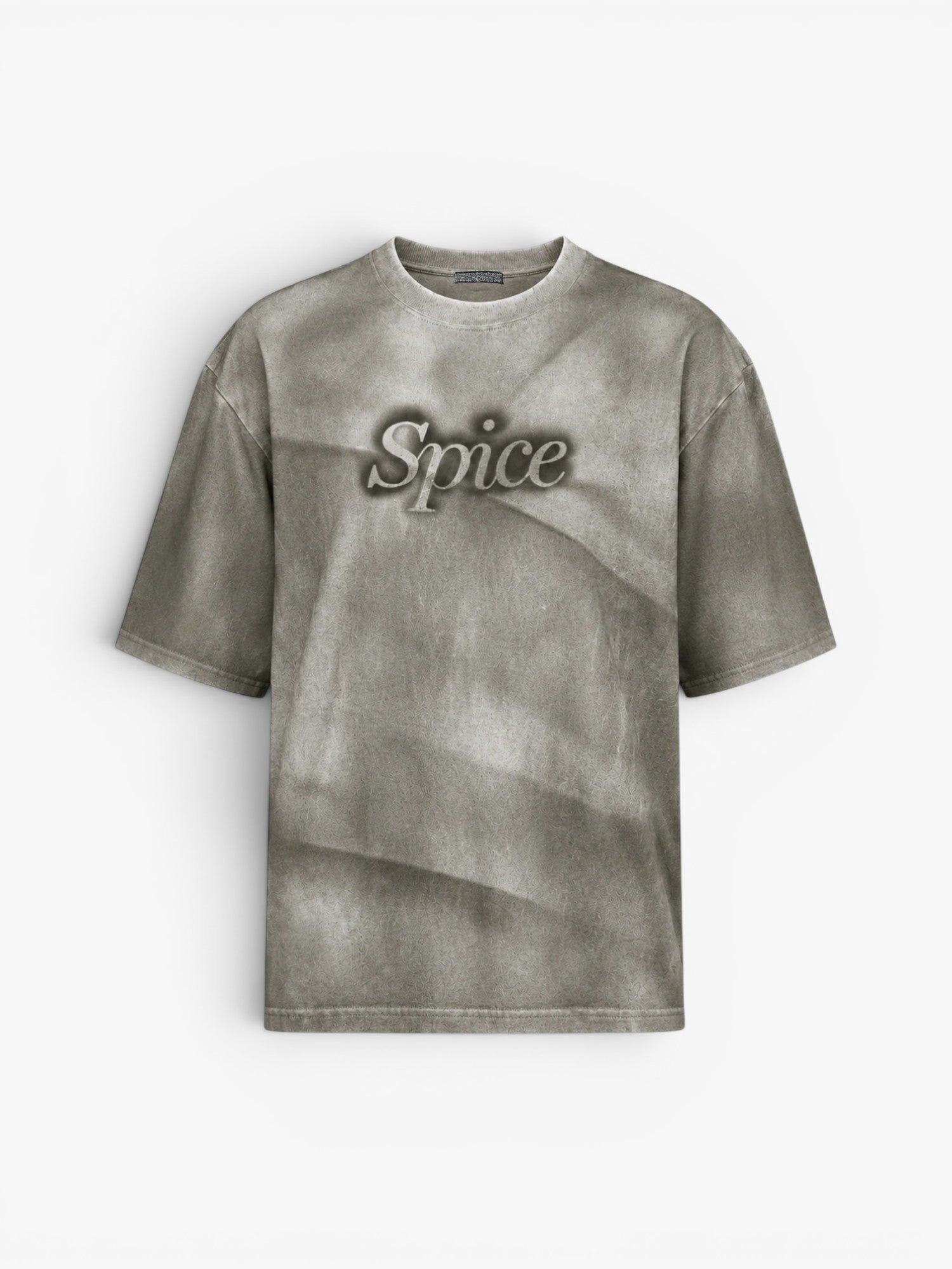 Grey 'Spray Logo' Tee