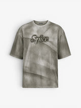 Grey 'Spray Logo' Tee