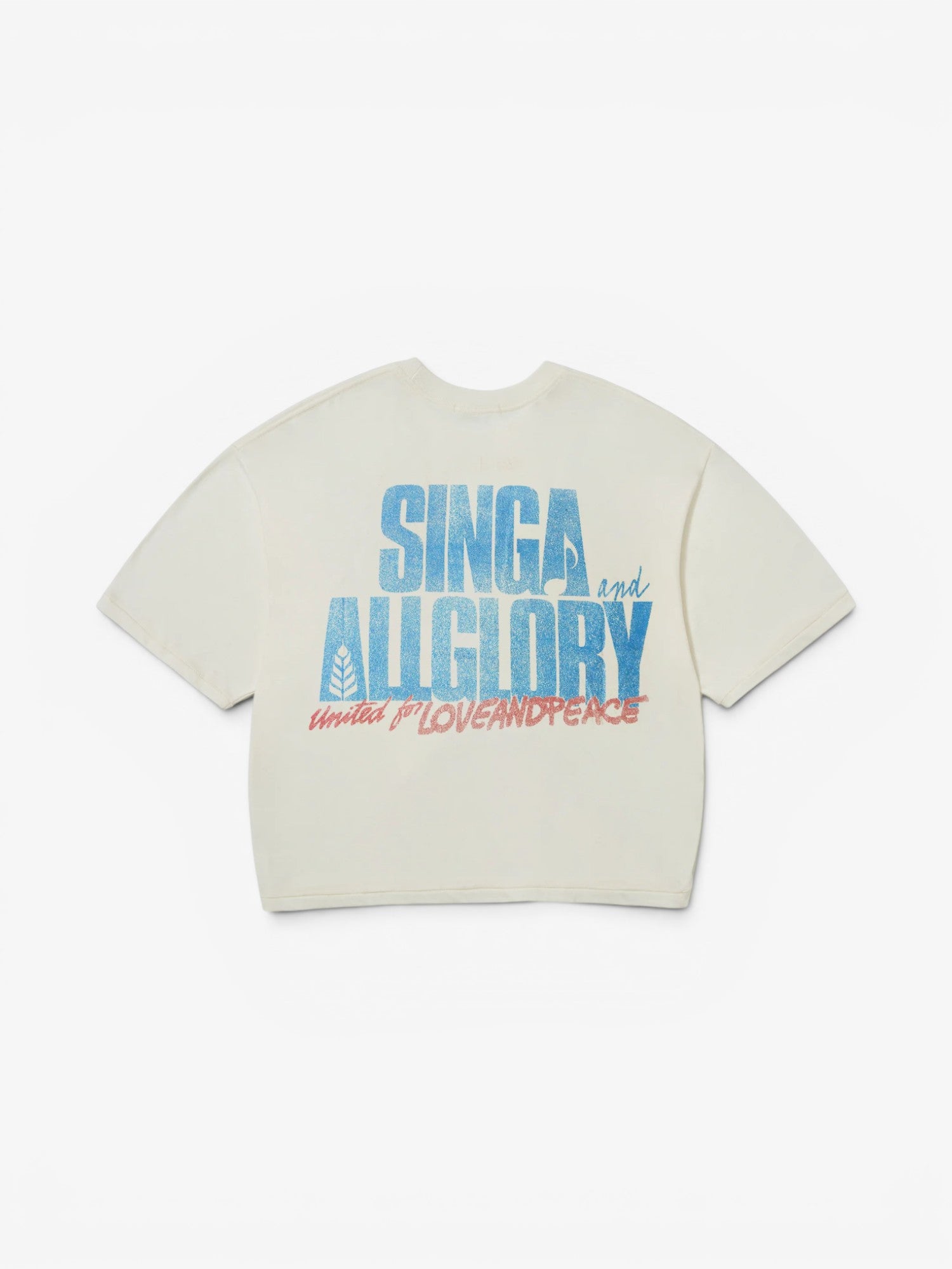 Off-White 'United For Love and Peace' Boxy Tee X ALLGLORY
