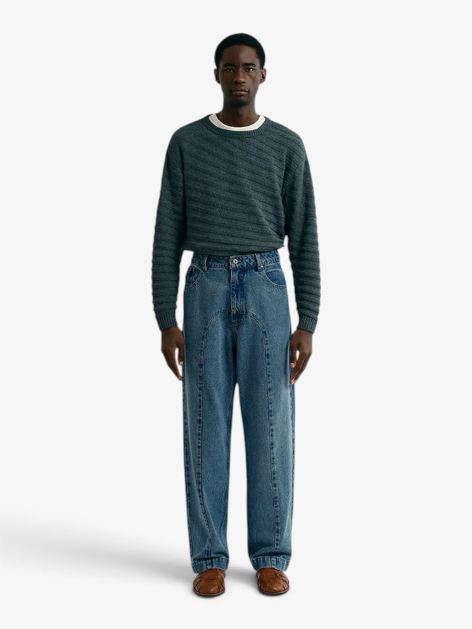 Blue 'Itamaraty' Denim Pants X NIEMEYER