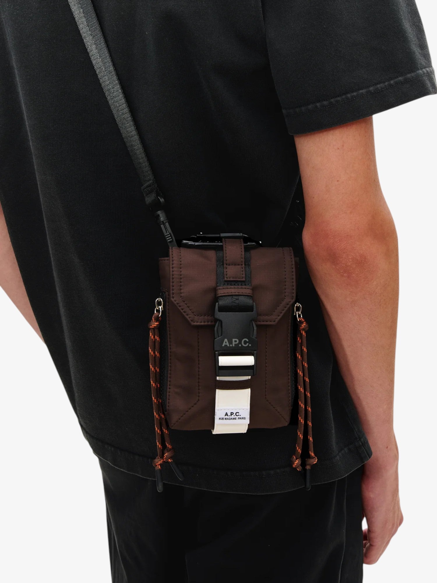 Brown 'Treck' Crossbody