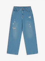 Blue 'Delave' Baggy Jeans X ALLGLORY
