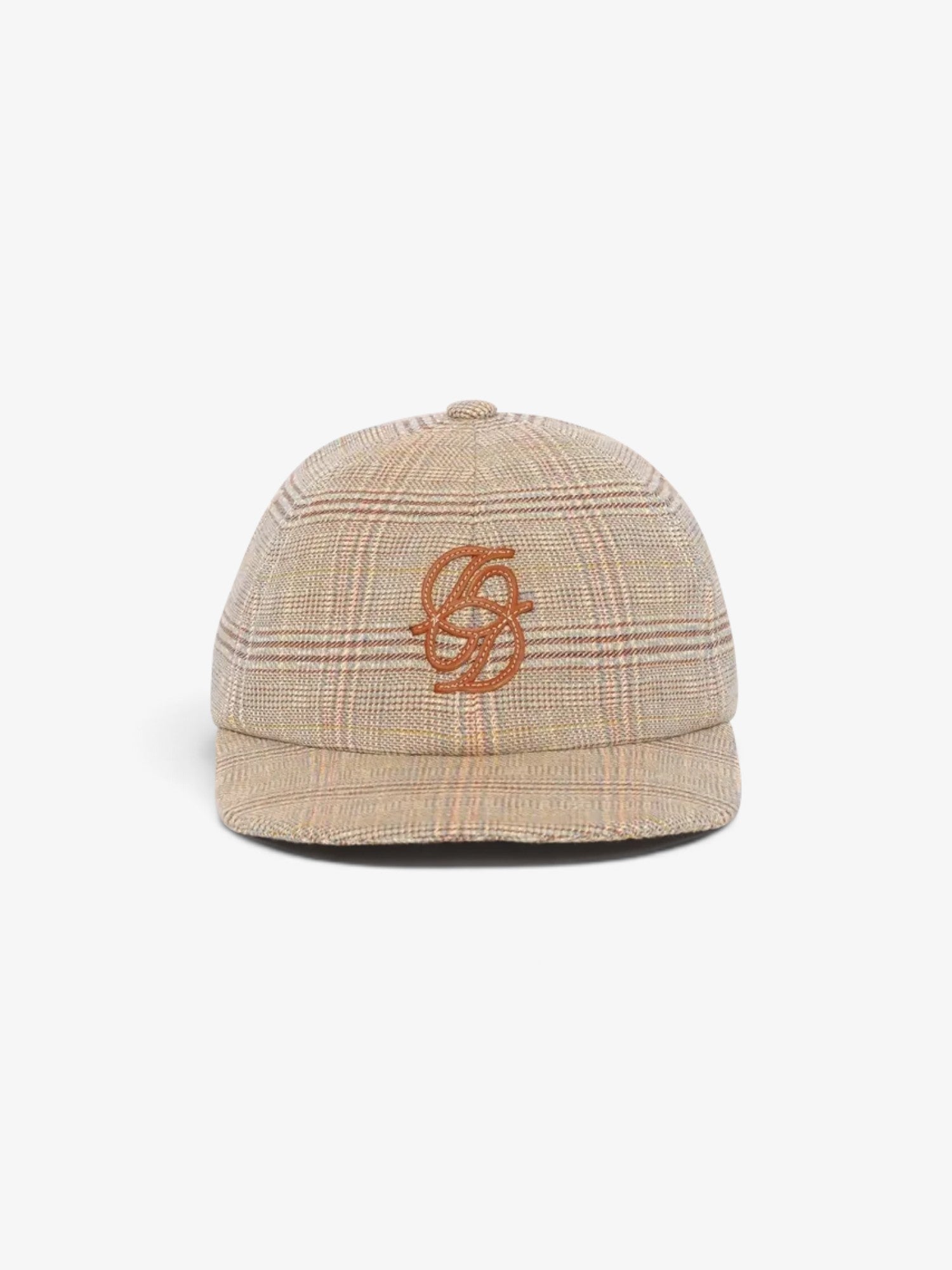 Beige 'Casquette Carreaux D Miroir' Cap