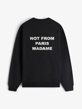 Black 'Le Sweatshirt Slogan' Crewneck