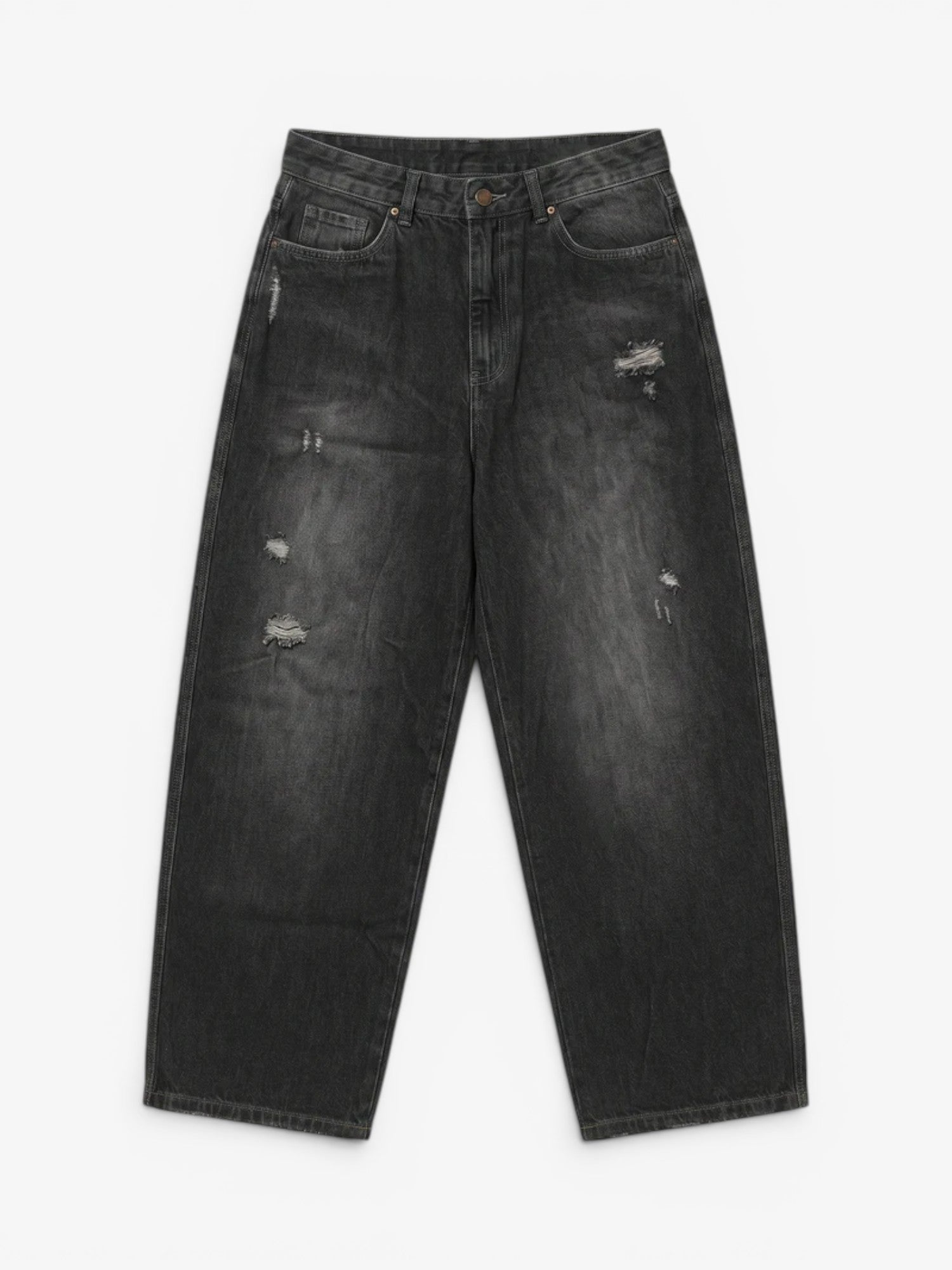 Black Faded Baggy Jeans XALLGLORY