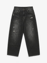 Black Faded Baggy Jeans XALLGLORY