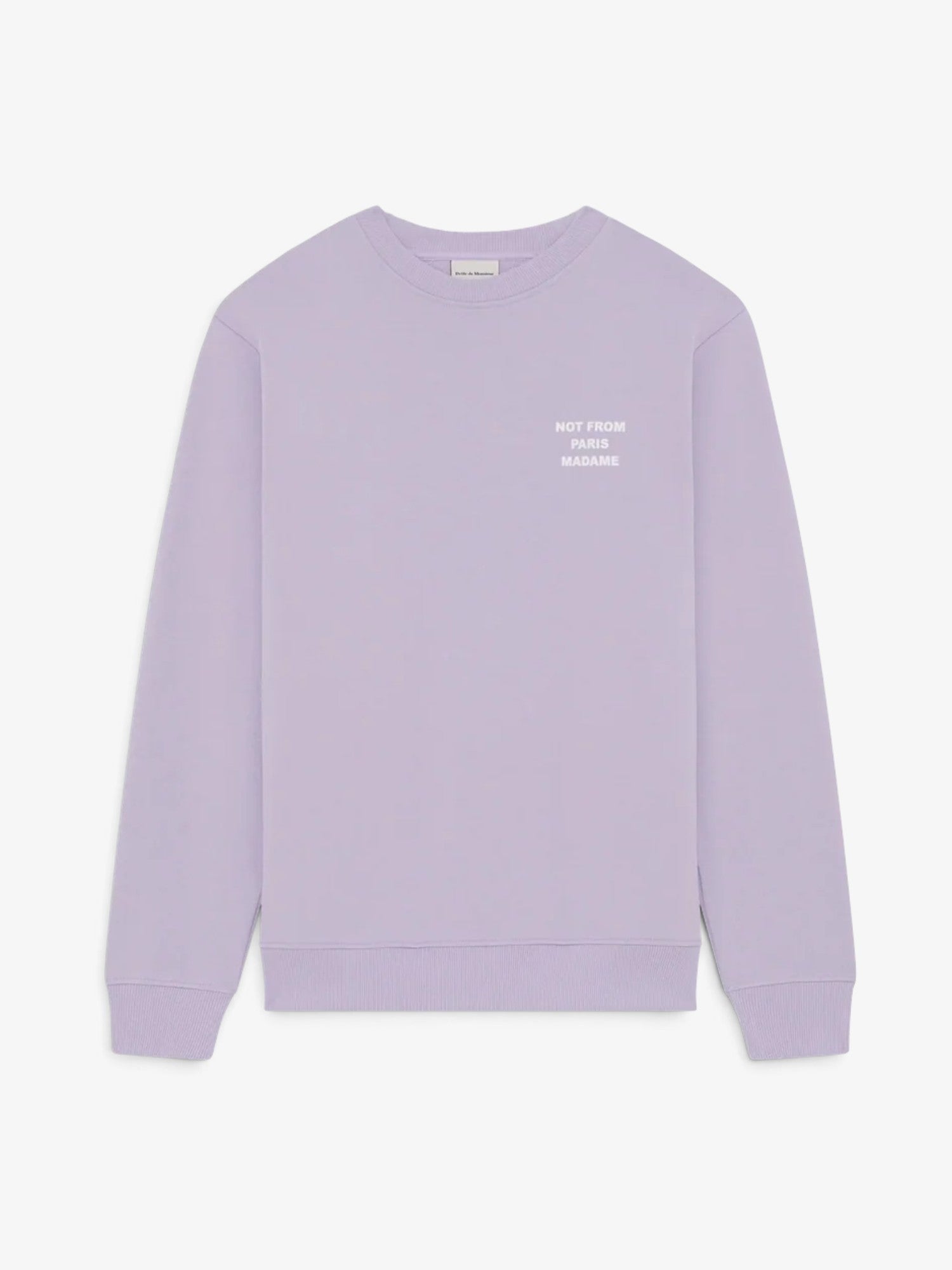 Purple 'Le Sweatshirt Slogan' Crewneck
