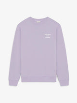 Purple 'Le Sweatshirt Slogan' Crewneck