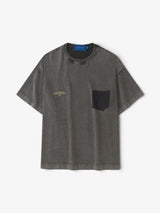 Stoned Black 'Quadro Stamp' Standard Tee