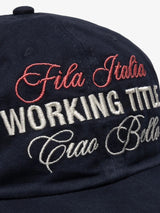 Navy 'Ciao Bello' Cap X FILA