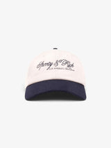 Off-White/Navy 'International' Wool Cap