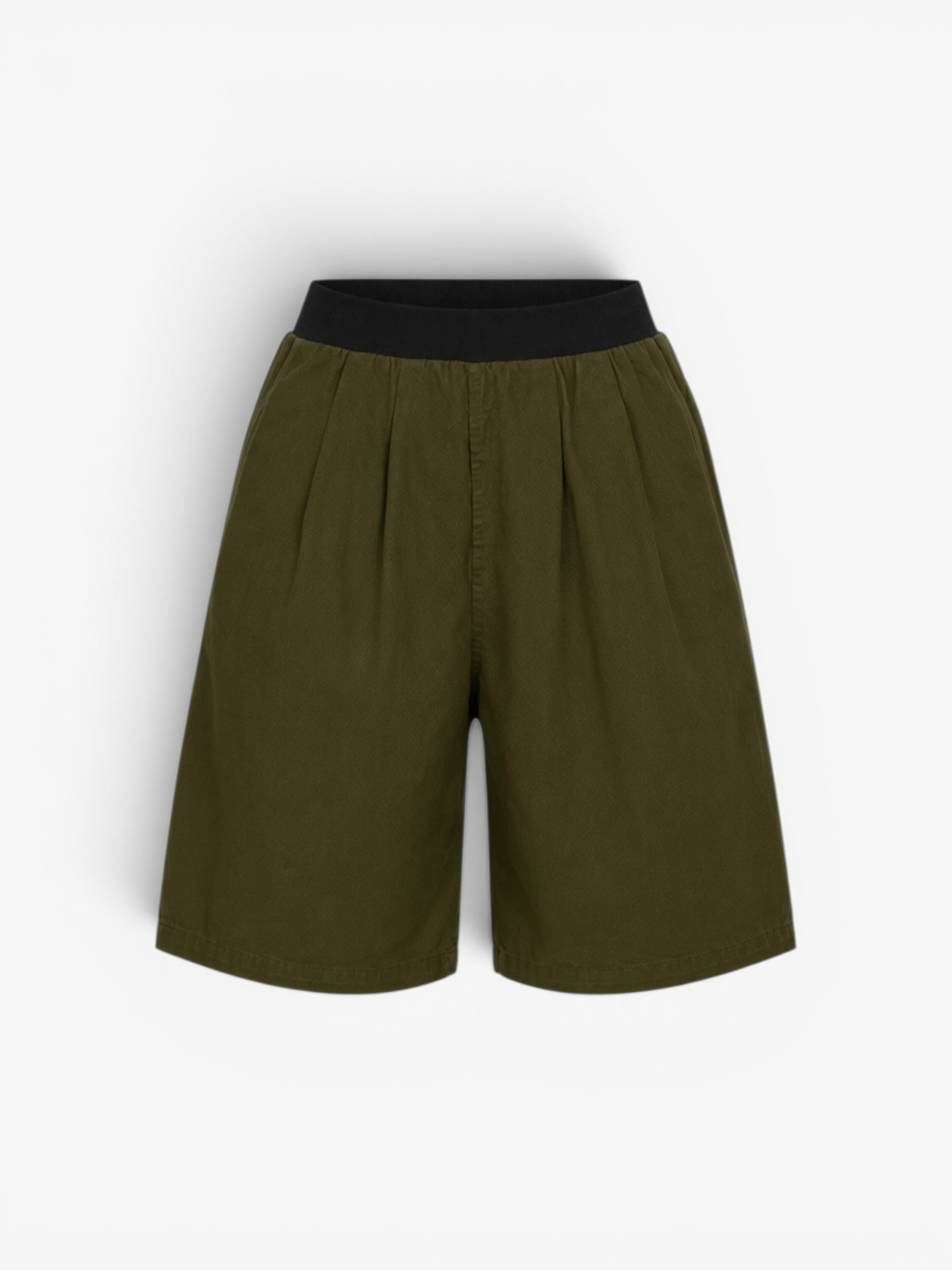 Green 'Canvas' Wide Shorts