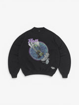 Black 'Peace For The Planet' Crewneck X ALLGLORY