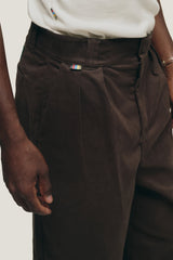 Brown 'Tailoring' Double Pants