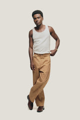 Caramel Wide Chino 'Sketch' Pants
