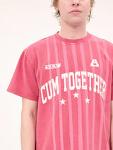 Red 'Team Player' Tee