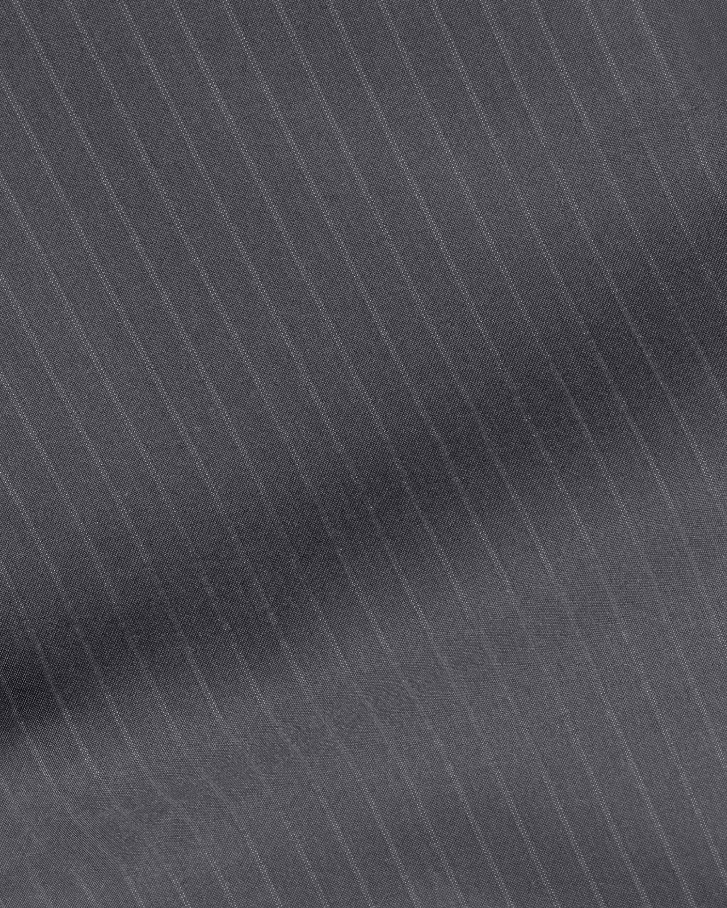 Grey Pinstripe Wide Pants