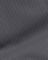 Grey Pinstripe Wide Pants